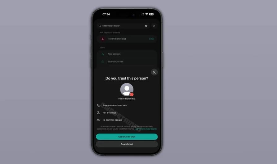 WhatsApp rolls out new warning feature to help users spot scammers